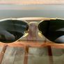Vintage Ray Ban Bausch and Lomb Mens Gold Aviator Outdoorsman Sunglasses Image 6