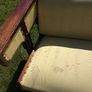 Unique vintage oak bench/table Image 3