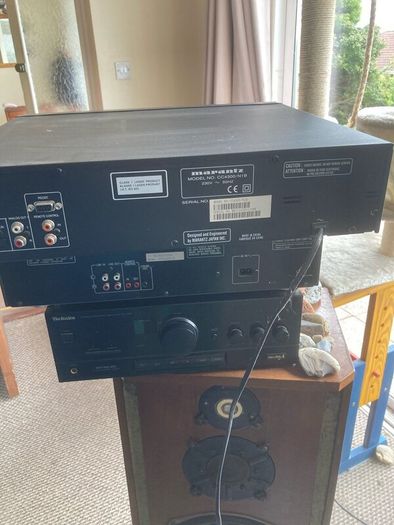 technics amp and cassette deck marantz cd player