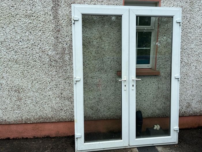 Double Door PVC Double Glazed Perfect Condition