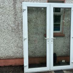 Double Door PVC Double Glazed Perfect Condition