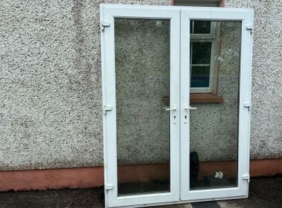 Double Door PVC Double Glazed Perfect Condition