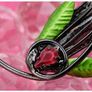 Retro Rhinestone Enamel Floral Spray Brooch Image 3