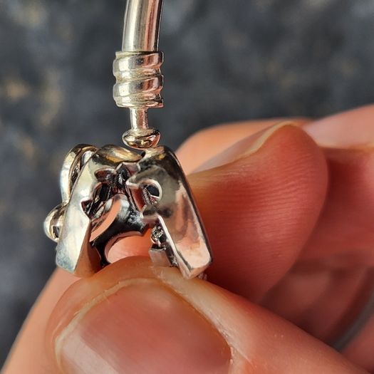 Pandora Moments Heart & Butterfly Bangle