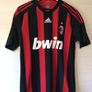 AC MIlan Jersey. Season 2008/2009. Official Adidas Home Jersey. Authentic Original From 2008. Not A Modern Day Remake. Image 3