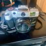 Two old cameras. And flash Image 2
