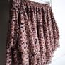 Print Tiered Frill Mini Skirt brown Image 4