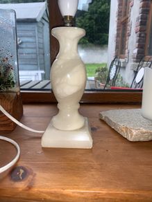 marble lamp base