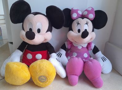 Mickey Mouse and Minnie Mouse soft toy