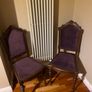 2 beautiful Antique Chairs. reupholstered Image 4