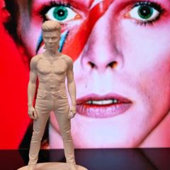 3D Printed Legendary Rock Icon David Bowie Figurine