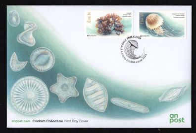 2024 Ireland Europa (Underwater Flora and Fauna) Commemorative Stamps An Post First Day Cover (FDC)
