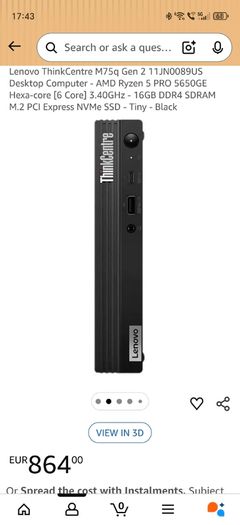 Lenovo ThinkCentre M75q Gen 2
