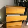 Ikea Malm Oak Chest Of Drawers Image 5