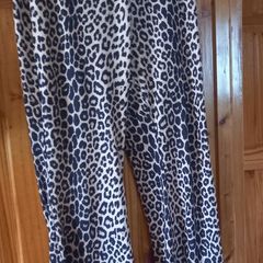 ladies leopard print trousers