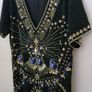 Black Sequin Mini Dress Size 20 Image 3
