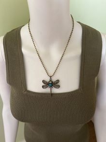 Dragonfly pendant necklace