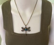 Dragonfly pendant necklace