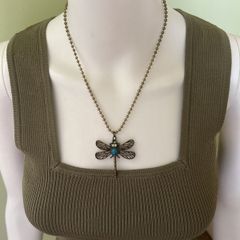 Dragonfly pendant necklace