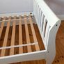 Single bed - white sleigh bed Image 2