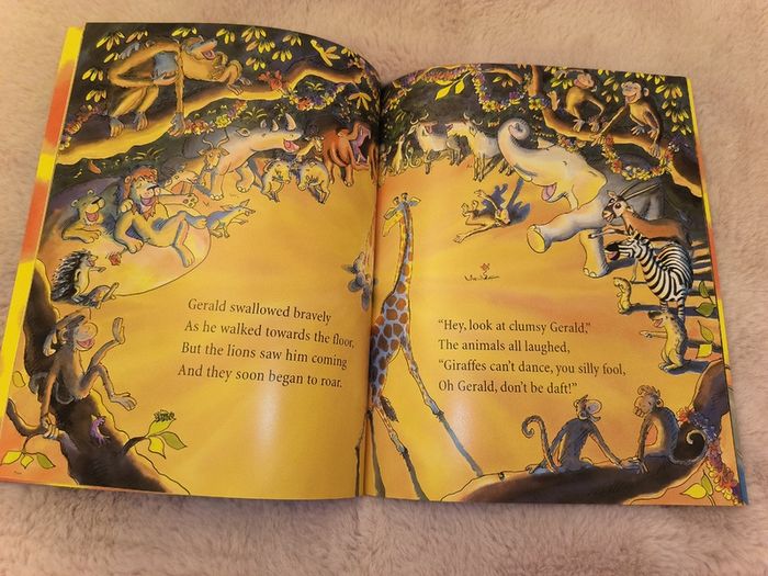 Giraffes can't dance book