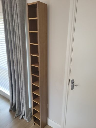 Ikea Oak Effect Cd/dvd Stand