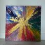 Colour burst abstract painting Image 3
