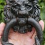 Antique Cast Iron Lion Head Door Knocker Image 2