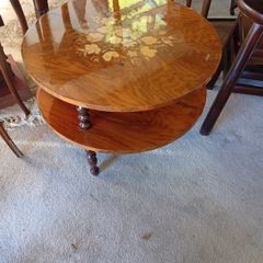 Vintage inlaid table