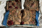 Embroidered bodice panel