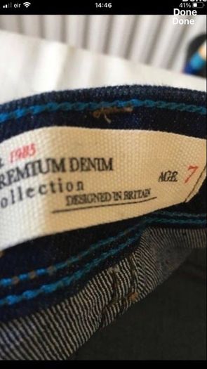Boys jeans age 7 like new