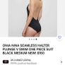 Onia plunge swimsuit bnwt purple colour Image 2