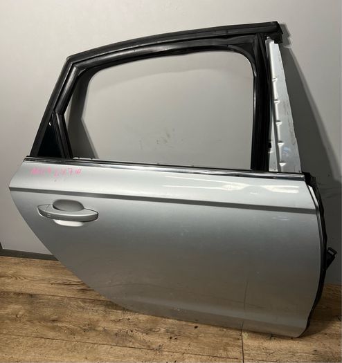 Audi A6 C7 4g 2012-2018 Saloon Offside Driver Side Rear Right Door In Silver Colour Lx7w