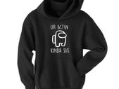 Kinda Sus Hoodie Among Us Unisex Adults and kids
