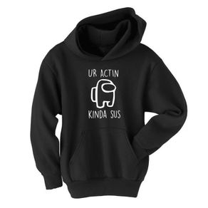 Kinda Sus Hoodie Among Us Unisex Adults and kids