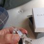Michael Kors Gold Diamond Bracelet and Galway Crystal Dog Image 2