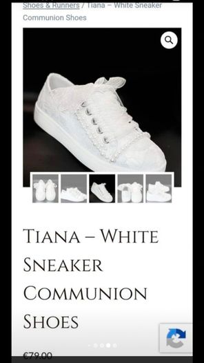 Communion shoes UK size 3