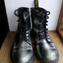 Dr Martens 1460 Ombre Glitter Girls Boots Size 1(33) Image 3