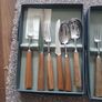 cutlery with walnut handles Image 3