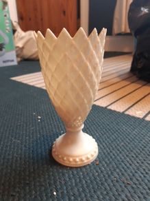 white belleek vase