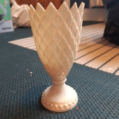 white belleek vase