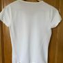 LIBRA White Abstract Flower Embroidered Elegant Top Image 2