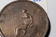1806 Penny about unc.