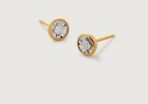 Monica Vinader Large diamond stud earrings