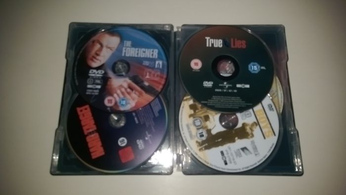 5 Action Movies Steelbook boxset Van Damme, snipes ect..
