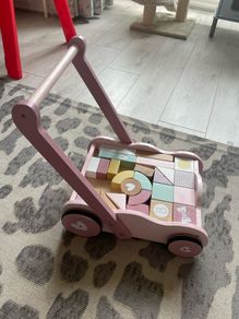 Little Dutch Baby Walker With Blocks