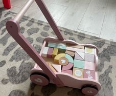 Little Dutch Baby Walker With Blocks