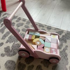 Little Dutch Baby Walker With Blocks
