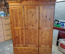 Pine wardrobe