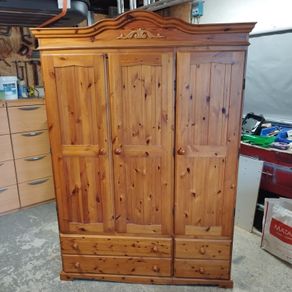 Pine wardrobe